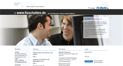 Desktop Screenshot of fixschalten.de